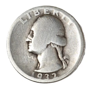 1932-D Washington US Key Date Silver Quarter 25C - Bild 1 von 2