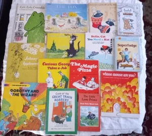 Vintage 60s, 70s, 80s Children's Paperback Books Lot Of 14 - Picture 1 of 15