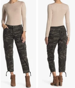 Sanctuary Cargo Poplin Camouflage Pants Women's Size L - Picture 1 of 4