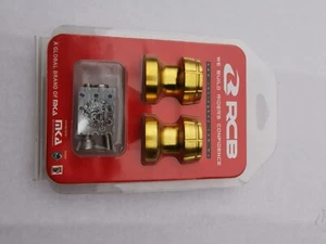 RCB Racing Boy Schwinge Spulen Paddock Ständer Spulen Gold M6 - Bild 1 von 3