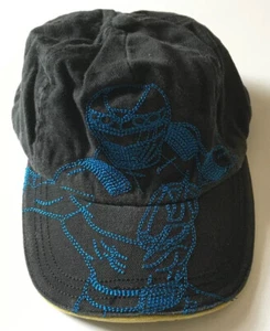 Disney Store Child Size Power Rangers Strapback Black Blue Cap Baseball Hat XS - Picture 1 of 6