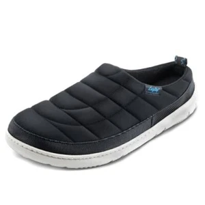 Men's Slip on Slippers with Memory Foam and Indoor Outdoor House 10.5 Obsidian - Picture 1 of 7