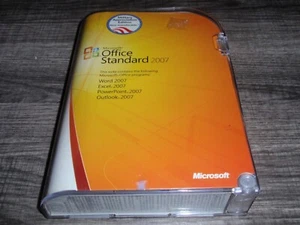 Microsoft Office Standard 2007 PC CD-ROM Full Ver. Word Excel PowerPoint Outlook - Picture 1 of 7