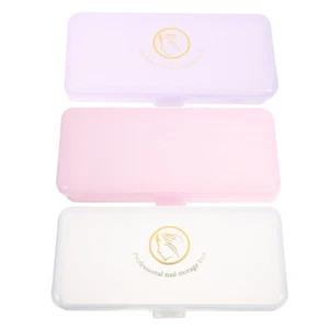 3 Stück Nagel Perlen Organizer Kunststoff Nail Art Dekor Aufbewahrungsbox - Bild 1 von 12