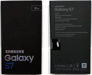 Samsung Galaxy S7 G930F (32GB/Midnight Black) nur Leerkarton - Bild 1 von 1