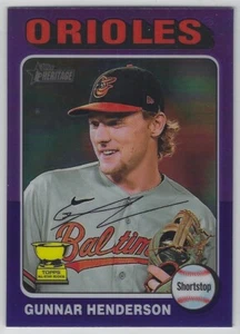 2024 Topps Heritage Purple Chrome Refractors ~ Complete Your Set ~ You Pick - Picture 1 of 78