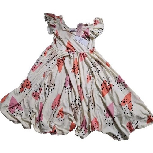 OFF WHITE Abito Impero Cuore Bianco Smile Off Dot Dot Smile 8 10 NUOVO