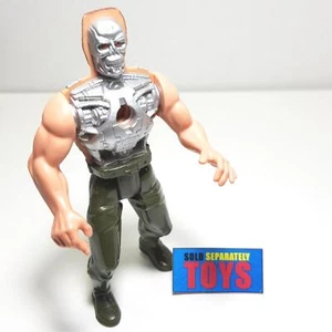 Vtg BATTLE DAMAGE TERMINATOR 2 II action figure original 1991 Kenner open chest - Foto 1 di 10