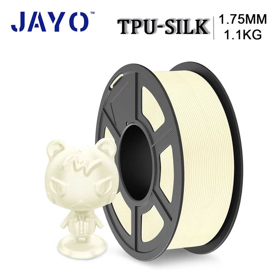【COMPRA 10 PAGA 6】JAYO 1.1KG 3D Filamento Alta Velocidad Mate PETG/SEDA/PETG/PLA 1.75mm Foto 1 de 4