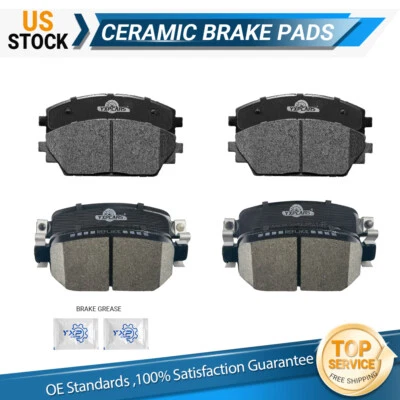 Front and Rear Ceramic Disc Brake Pads For 2019 - 2022 Mazda CX-3 2018 Mazda 3 - Image 1 of 4