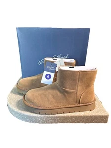 NIB New Womens May Boots Tan Ankle Size: 6 Suede Universal Threads - Picture 1 of 5