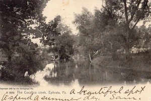The Cocalico Creek en Ephrata PA 1906 - Imagen 1 de 1