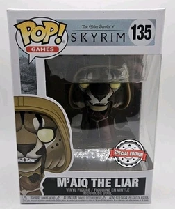 Funko Pop! M'aiq The Liar #135 Edición Especial Elder Scrolls Skyrim - Imagen 1 de 8
