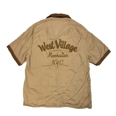 Vintage 90s Abercrombie & Fitch West Village Shirt Mens Size XS Bowling Brown - Image 1 of 4