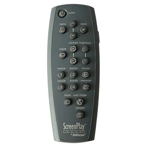 Control remoto ScreenPlay de InFocus Director para proyector LCD DLP probado limpio - Imagen 1 de 12
