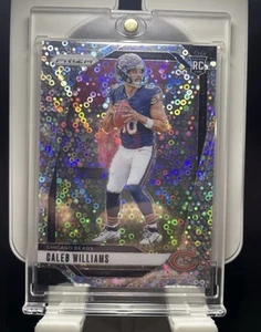 2024 Panini Prizm Caleb Williams Rookie No Huddle Prizm Silver Disco RC SP l - Bild 1 von 2