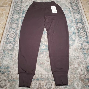 Pantalones Athleta Para Mujer XXS Marrón Posavasos Lujoso Tiro Alto Jogger Viaje Cómodos  - Imagen 1 de 11