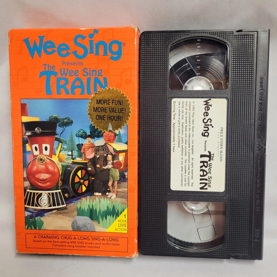 Wee Sing Presents The Train Sing-A-Long Kids VHS Tape 1993 Charming Chug-A-Long - Image 1 of 2