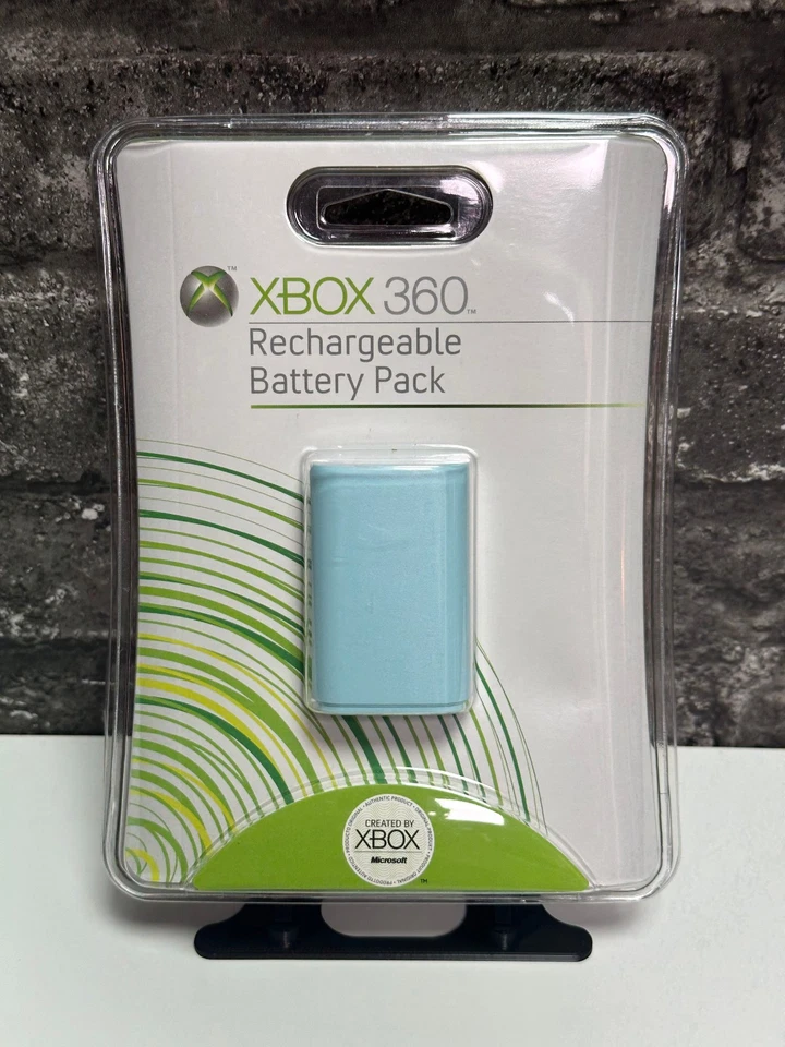 Official Xbox 360 Rechargable Battery Pack - Pale Blue - New Sealed Accessory - Image 1 of 4