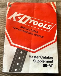 Vintage K-D Tools Master Catalog Supplement #69-AP - 1971 - Foto 1 di 2