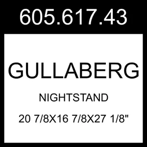 IKEA GULLABERG Nightstand 605.617.43 - Picture 1 of 4