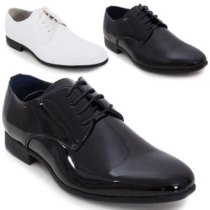 Scarpe Uomo Eleganti classiche Cerimonia Matrimonio Francesine stringate IA5128 - Foto 1 di 30