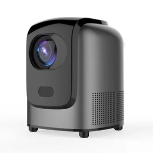 Projector 1080P Home Theater Android 9.0 Video Projector with 6 U8Z6 - Picture 1 of 12