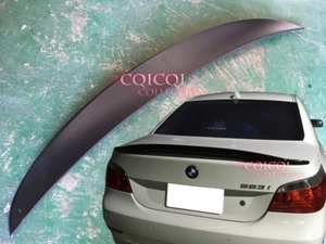 Glossy Black BMW E60 5-series Sedan high kick performance type trunk spoiler ◎ - Bild 1 von 3