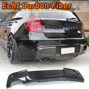 Paquete de parachoques para BMW E87 M 07-10 difusor trasero de carbono alerón trasero parte trasera - Imagen 1 de 11