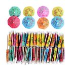 144Pcs Cocktail Umbrella for Drink&Food, Decorative Toothpicks for Party7619