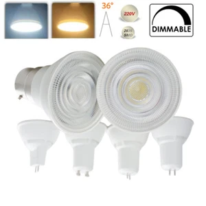 Dimmable 220V 7W GU10 MR16 GU5.3 E27 36 Degree Beam Angle LED Spotlight SMD Lamp - Picture 1 of 17