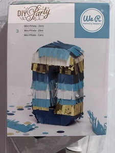 SALE! DIY Party Mini Pinatas 3 Count Number One Party First Birthday - Picture 1 of 6
