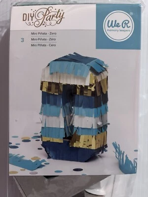 SALE! DIY Party Mini Pinatas 3 Count Number One Party First Birthday  - Image 1 of 4