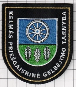 Patch. Lithuania. Europe. City Kelmes. Fireman. . - Picture 1 of 1