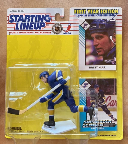 1993 Kenner Starting Lineup Brett Hull St Louis Blues First Year Edition NHL Fig Cover
