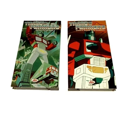 Transformers Prime Threat and Revenge of the Decepticons Vol 1 and 2 VHS Tapes - Image 1 of 4