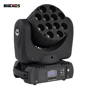 12x12W LED Beam RGBW Moving Head Lighting DMX DJ Disco Party Stage Wash Light - Picture 1 of 14