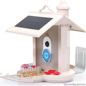 Fotocamera alimentatore intelligente 1080P WIFI cattura automatica video uccellino IP65 impermeabile S4I4 - Foto 1 di 7