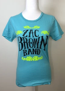 Zac Brown Band Tee Womens Large Playing the Road Tour Country Music Southern L - Picture 1 of 3