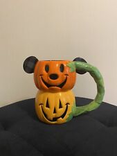 Disney Mickey Mouse Halloween Pumpkins Jack â€˜O Lantern Trick or Treat 20 oz Mug
