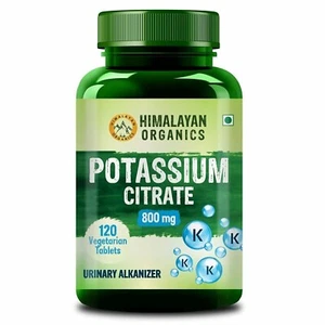 Himalayan Organics Potassium Citrate, 800 mg - (120 Veg Tablets) Free Ship - Picture 1 of 4