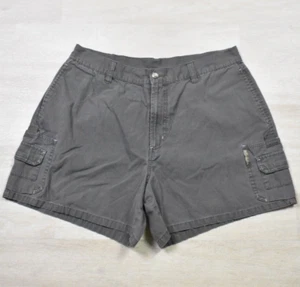 90s Columbia Womens Cargo Hiking Shorts Gray Gorpcore Outdoor Large VTG - Picture 1 of 5