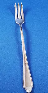 Relish Pickle Fork Emerson Tulip Rockford S.P. Co 5 Pat. Placca argento 17,15 7" - Foto 1 di 4