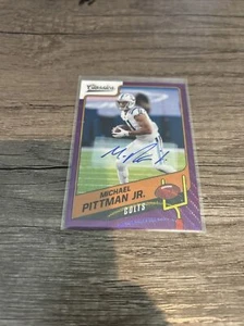 panini classic michael pittman jr autograph /25 Purple - Picture 1 of 8