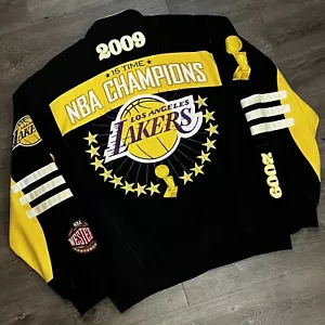 Los Angeles Lakers 2009 NBA Championship Jacket Patches JH Design LA - Picture 1 of 5