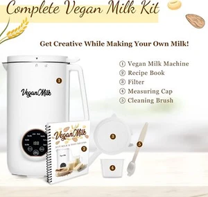 Vegan Milk Soy Milk Maker Machine - 8 in 1 Vegan Nut Milk Maker - 27 fl oz - Picture 1 of 4
