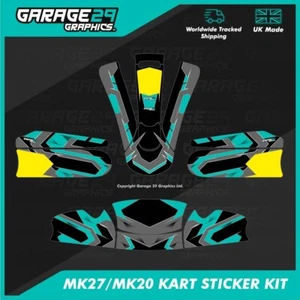 NEW CADET MK27-MK20 KART STICKER KIT - BANSHEE - COLOUR 1 - CUSTOMISABLE - Picture 1 of 3