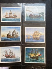 PLAYER (TOM THUMB) - BRITAIN'S MARITIME HISTORY - FULL SET OF 30 CARDS AL36