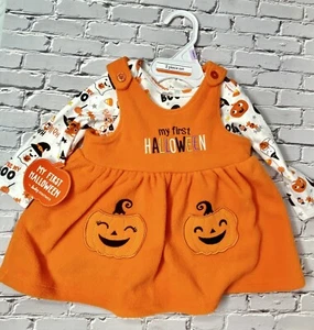 Baby Girl “My First Halloween” Dress 2 Piece Set. (6 Months) NWT - Picture 1 of 2