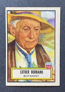 1952 Topps Look N See #27 Luther Burbank VG-EX - Picture 1 of 2